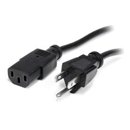 Dynamicfunction 3 ft. 14AWG Computer Power Cord NEMA5-15P to C13 , Black DY167677